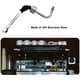 thumbnail image 4 of Moyic Reemplazo de tubo de vapor de café de acero inoxidable 304 para accesorios de máquina Rancilio V1 V2 Juegos de servir café y té Moyic HA007127-00B, 4 of 6