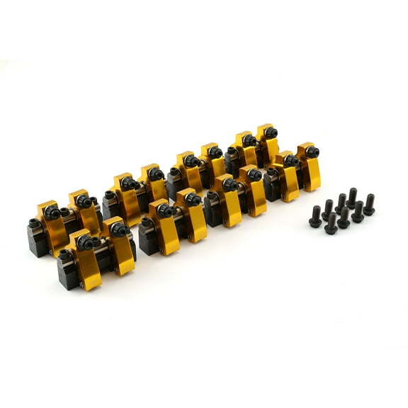 Speedmaster PCE261.1094 Compatible with Chevy SBC 350 1.5 Ratio Aluminum Shaft Mount Roller Rocker Arm Set 100Int Offset