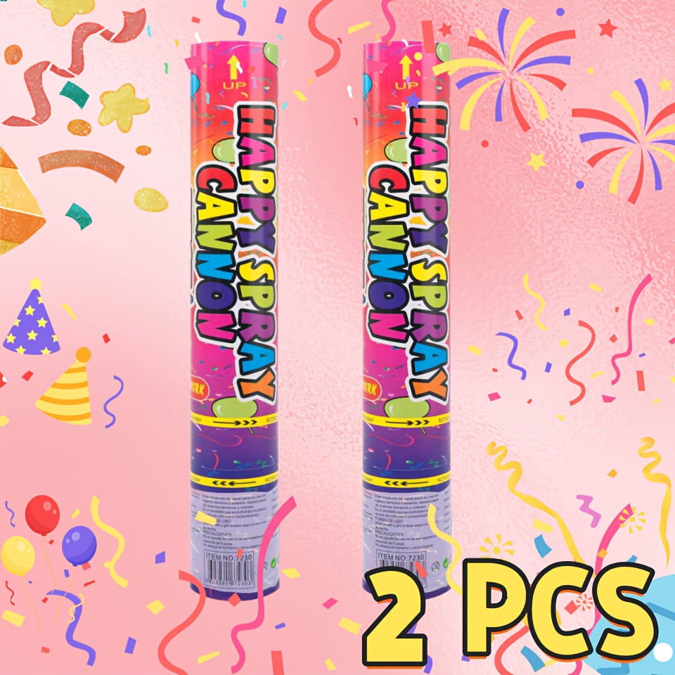 ENUOLI Inflatable Confetti Fireworks Gun – 12 Pack Handheld Party Poppers For Birthdays, Weddings
