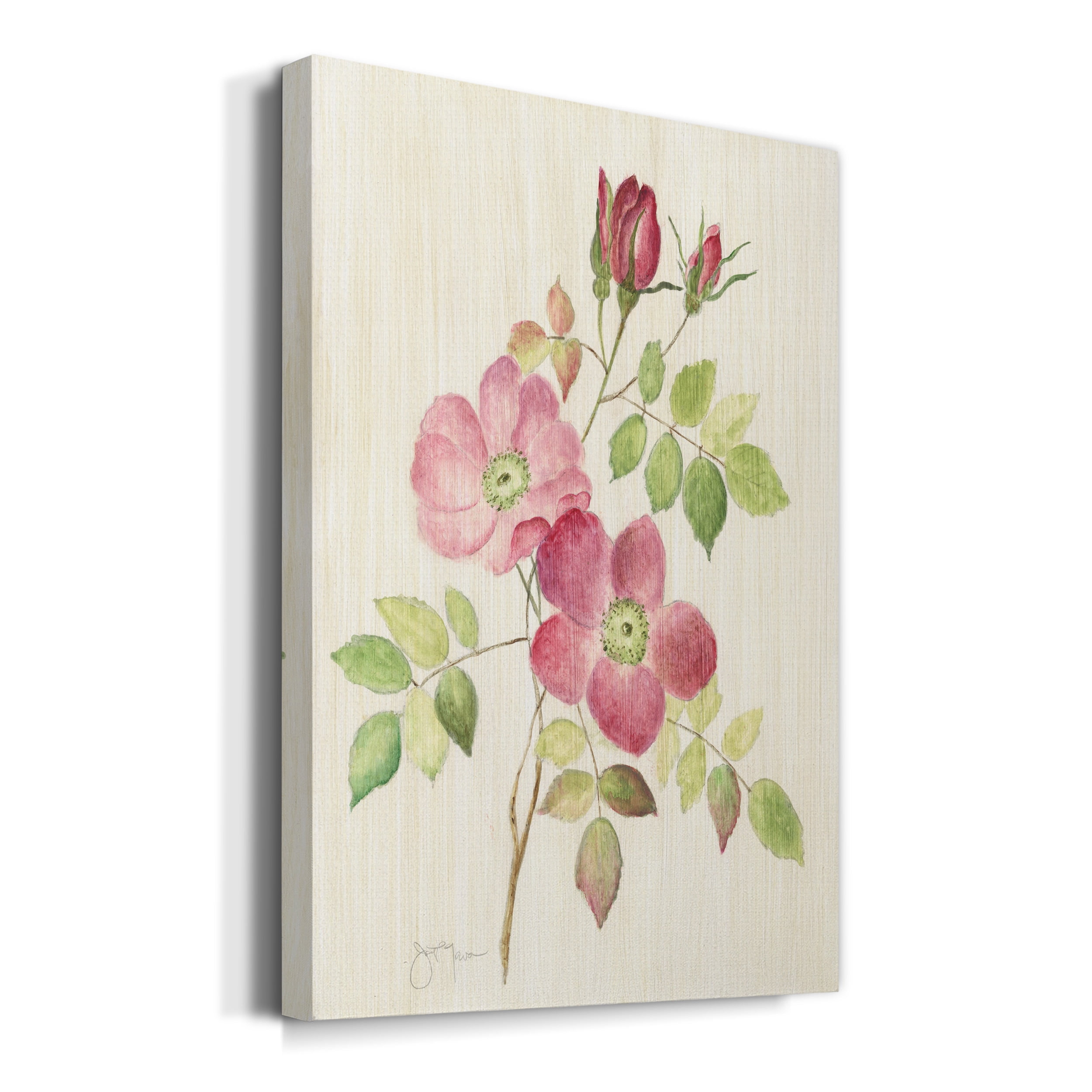Dusty Rose I Premium Gallery Wrapped Canvas - Ready to Hang - 32 x 48