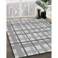 thumbnail image 2 of Ahgly Company Indoor Square Patterned Battleship Gray Area Rugs, 3' Square, 2 of 6
