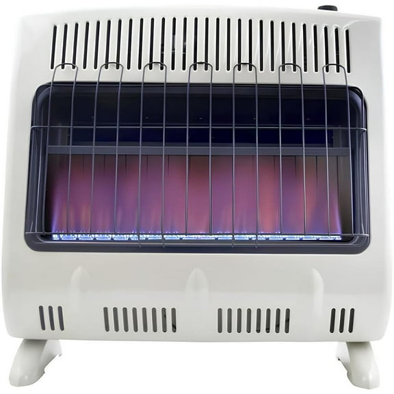 Heatstar 30000 Btu Vent Free Blue Flame Natural Gas Heater With Thermostat And Blower