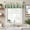 Green Brown, variant on Pink Christmas Tree Farmhouse Short Window Curtain Valances, Winter Watercolor Gold Snowflakes Rod Pocket Kitchen Valances for Living Room Bedroom Bathroom Cafe 42" x 12"