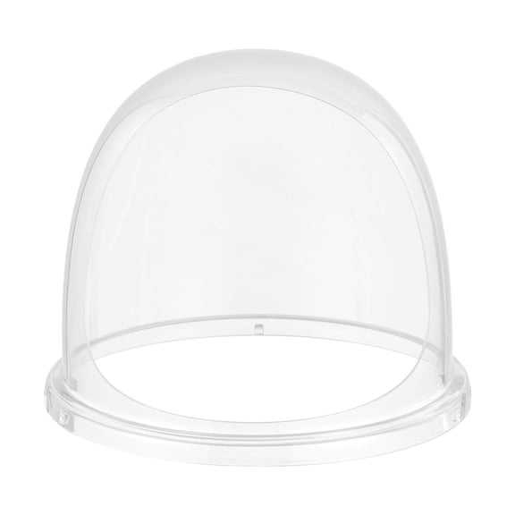 Cotton Candy Machine Cover - 15 Inch Acrylic Dome Shield - Transparent Bubble for Party & Shop Use - Bottom Groove Design