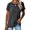 Black, variant on Sherrylily Women Short Sleeve Crewneck T Shirts Side Split Tees Casual Loose Fit Tops S-2XL