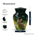 thumbnail image 2 of Rabbit Summer Blossom Bunny Small Urns For Human Ashes - Cremation Urns For Human Ashes - Cremation Keepsakes For Ashes - Decorative Urns For Human Ashes - Little Urns For Ashes (Size 3",1Pcs), 2 of 5