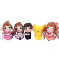 thumbnail image 1 of Juego de tarjetas de peluche con forma de muñeca Sakura para niña, 10 cm, 5 unidades, 1 of 2