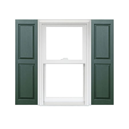 Homeside Raised Panel Vinyl Shutters (1 Pair)