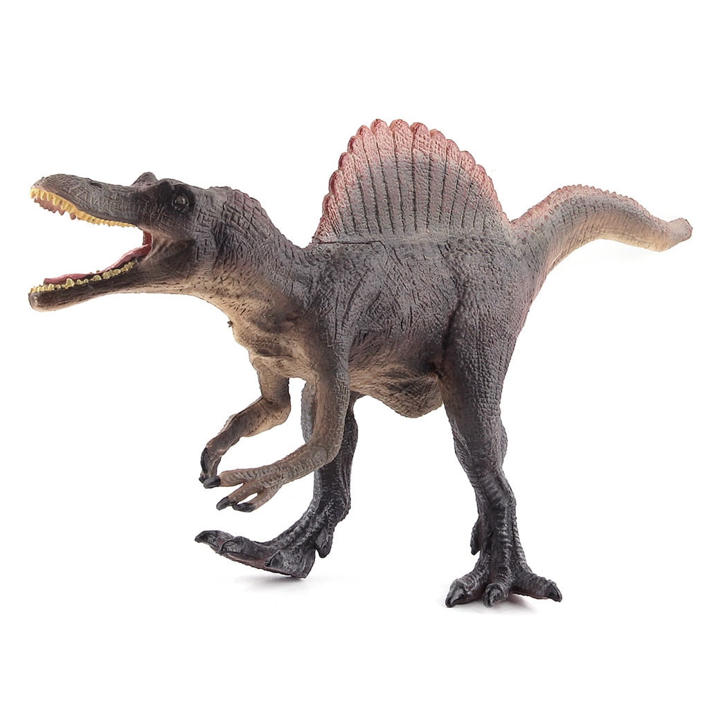 Realistic Spinosaurus Soldier Dinosaur Figure Toy for Boys Tabletop Ornament 
