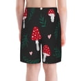 thumbnail image 3 of Rocae Amanita Mushroom for Teen Beach Trunks Boys Swim Trunks with Compression Liner Quick Dry Board ShortsLarge, 3 of 9