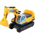 thumbnail image 6 of Kids Ride-On Excavator Digger Construction Vehicle, Toddler Foot-to-Floor Toy with Horn and Under-Seat Storage, 6 of 6