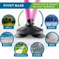 thumbnail image 5 of Bastón HONEYBULL para hombre y mujer: plegable, ajustable, plegable, de pie, con punta pivotante, resistente | Bastones plegables para personas mayores y adultos [Rosa], 5 of 5