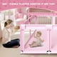 thumbnail image 2 of Baby Playpen Fshibila 188 x 127 cm con malla suave y transpirable rosa, 2 of 7