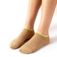 thumbnail image 2 of Gsakboxl Under $5 No Show Socks Womens 1 Pair Women Cotton Low Cut No Show Socks, Casual Lightweight Invisible Non-Slip Ankle Socks for Daily Use, 2 of 4