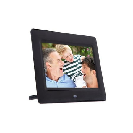 OkrayDirect 7inch HD LCD Digital Photo Frame with Alarm Clock Slideshow MP3/4 Player