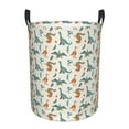 thumbnail image 2 of Goofa Summer Dinosaur Printed Circular Hamper,Laundry Basket with Handles,Storage Baskets Foldable,Large Capacity Laundry Hamper-, 2 of 8