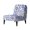 Floral, variant on HELLHERO Non Slip Armless Accent Chair Cover Stain Protection Elastic Armless Chair Slipcover for Hotel, Tie Dye Palm Print