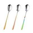 thumbnail image 2 of Youliang Stainless Steel Soup Spoons, 3pcs, Long Handle, 8 Inches, 2 of 5