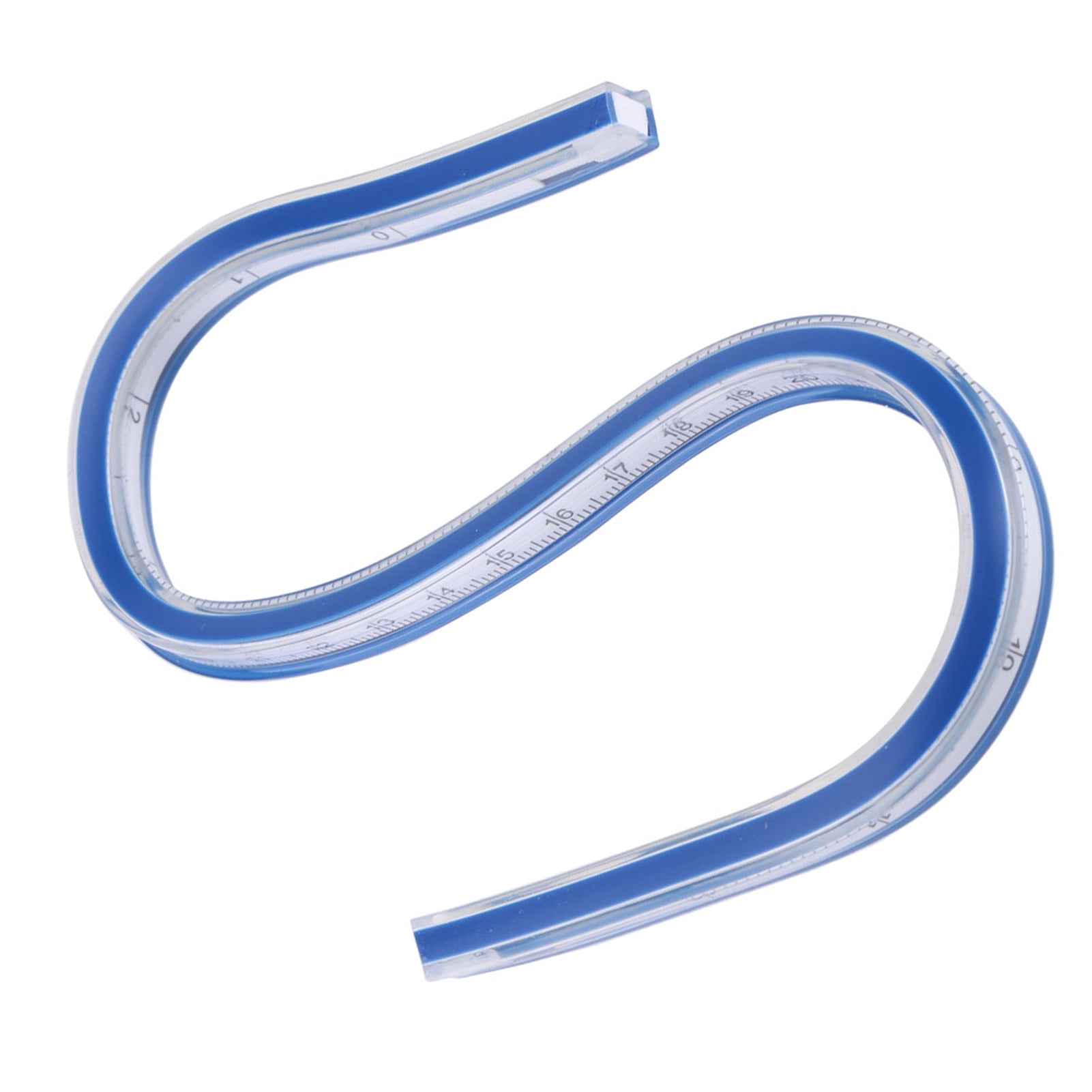 Flexible Rule, Design Rule Flexible Curve Ruler, Blue White Curve Ruler