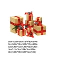 thumbnail image 2 of XEOVHV 7 Pcs Christmas Gift Box with Lid and Ribbon Mixed Size Square Nesting Boxes Gift Present Box Gift Wrap Boxes Decorative Boxes for Christmas, Birthday, Weddings, Anniversary Party, 2 of 6