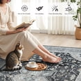 thumbnail image 5 of Ultrug Vintage Rugs Soft Accent Area Rug for Bedroom Living Room Home Decor Carpet,5'x7',Gray, 5 of 7