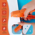 thumbnail image 2 of Hole Punch Pliers 5/16 Inch Adjustable Screw Cover Hole Punch Ergonomic Hand-Held Single Circle Hole Punch with Limit Taper Drill Bit for Paper Cardboard PVC Leather, 2 of 8