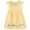 Yellow, variant on REDARER Girls Flutter Sleeve Polka Dot Dress with Bunny & Floral Embroidery Casual Summer Everyday Play Dress for Kids,7-8 Years
