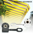 thumbnail image 3 of Retractable Awning Manual Gear Mechanism Retractable Awning Hand Crank Gear Assembly Portable Aluminum Alloy Apare Parts, 3 of 9
