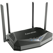 Ancatus-WiFi 6 Router AX1800, Dual Band Wireless Internet Router, Gigabit Router Speed Up to 1.8Gbps |Up to 2100 Sq. Ft Coverage And 35 Devices, 802.11ax Router, MU-MIMO, OFDMA, WPA3, DOS, Firewall
