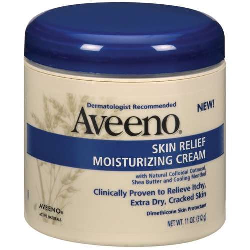 Aveeno Skin Relief Moisturizing Cream Jar Body Moisture, 11 oz