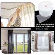 54.6 Yards Translucent Drapery Buckram 3.2 Inch White Heading Tape Sew-in Fabrics Drapes for Home Sewing Window Curtains Garment Accessories diy