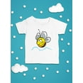 thumbnail image 3 of Happy Bee Flying T-Shirt Infant -Image by Shutterstock,  12 Months, 3 of 4