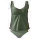 thumbnail image 3 of Conjunto de Bikini de Cintura Alta para las Mujeres Control Del Vientre Correa Ancha Sólida de Apoyo Traje de Baño de Dos Piezas, Trajes de Baño de Dos Piezas para las Mujeres Cultivo Deportivo de Ci, 3 of 7