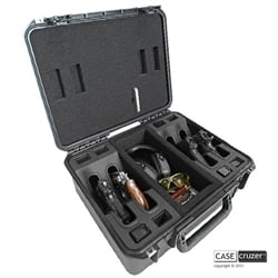 CaseCruzer Handgun Case - 4 Pistol - for Semi-autos (up to 9.25