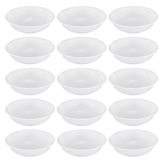Frcolor Sauce Bowls Dipping Plastic Bowl Mini Plates Small Dishes Dish Cups Appetizer Seasoning White Soy Sushi Dip Condiment