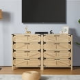 thumbnail image 3 of YYAo 4 Drawers Dresser for Bedroom,Chest of Drawers, Modern Storage Organizer Dresser for Bedroom, Hallway, Living Room (Natural), 3 of 12