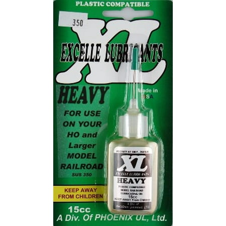 1/2oz. Heavy Plastic Compatible Lubricant Oil for HO & Larger Bearings, N & Smaller