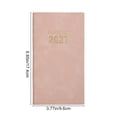 thumbnail image 3 of Dyegold 2027 Daily Planner Pocket Notebook Portable A6 Agenda Book 365 Day Undated Journal with Pen Loop for Goal Setting Task List To Do Organization, 3 of 9