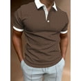 thumbnail image 3 of Men's Casual Short -sleeved Lapel Polo Shirt, Summer Men's Clothing European measurement, 3 of 5