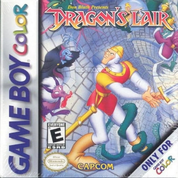 Restored Dragon's Lair (Nintendo GameBoy Color, 2001) Video Game (Refurbished)