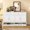 White + MDF + American Design + American Traditional, variant on 59.1" Farmhouse Sideboard Buffet - 3 Drawers 4 Doors, Adjustable Shelf & Open Storage for Dining/Living/Entryway,Natural