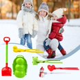 thumbnail image 4 of Snowball Maker Clip Maker Outil de Moule de Sable de Neige en Forme d'Animal Hiver Neige Jouets Kit, 4 of 7