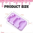thumbnail image 6 of Reusable stick cartoon animal cute ice cream mold Interesting popsicle mold with lid does not contain bisphenol A. - style:style1;, 6 of 6