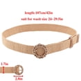 thumbnail image 2 of YooGuoGuo Straw Woven Elastic Stretch Waist Belt Fashion Women Skinny Dress Belt Waist Dress Band Straw Woven Bohemian Belt, 2 of 6