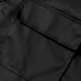 thumbnail image 7 of VBTAPA Men's Cargo Shirt Relaxed Fit Short Sleeve Button Down Shirts Summer Casual Work Shirt Lightweight Untucked Dress Shirts with Pockets Black L, 7 of 7