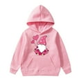 thumbnail image 1 of HNMKIU Sweat à Col Rond pour Enfants Imprimé Saint-Valentin Chandail à Capuchon pour Enfants, 1 of 4
