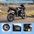 thumbnail image 6 of Floseru 50CC Mini Motorcycle for Kids, 4-Stroke Mini Dirt Bike, Gas Power Pocket Rocket Bike, Miniature Kid Dirt Bike, Up t25MPH, Max Load 330Lbs Plus Quality Improvement, 6 of 9