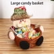 thumbnail image 3 of Yuarrent Candy Basket Desk Decor Xmas Ornament Sugar Gift Baskets Multipurpose Bamboo Holder Holiday Supplies Workmanship Fine Kits de decoración para fiestas Numero 5, 3 of 6