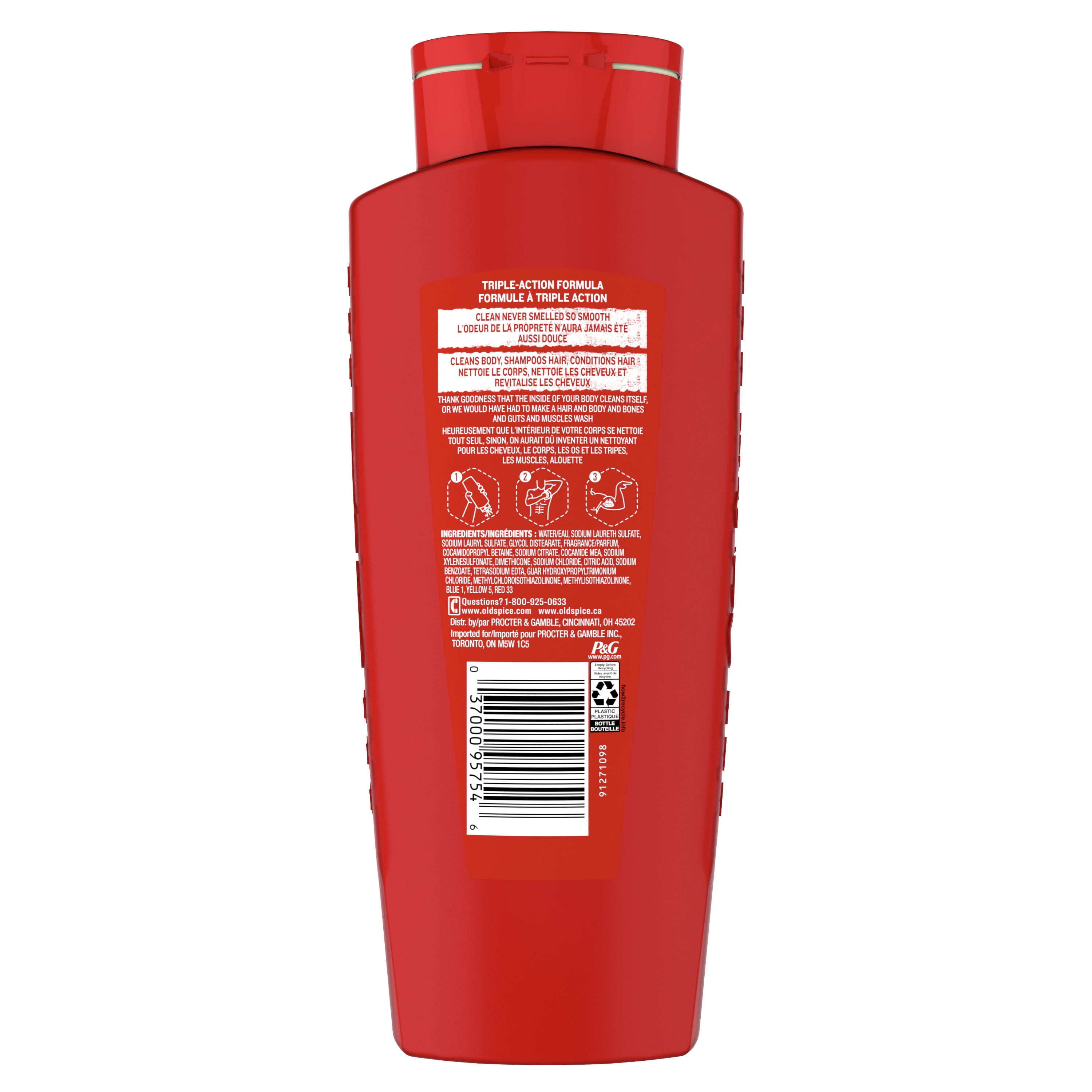 Old Spice High Endurance Men's 3in1 Shampoo Conditioner