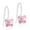 Light Rose, variant on Blomdahl | Nickel Free | Medical Plastic Butterly Pendant Earrings | Best Choice For Sensitive Ears